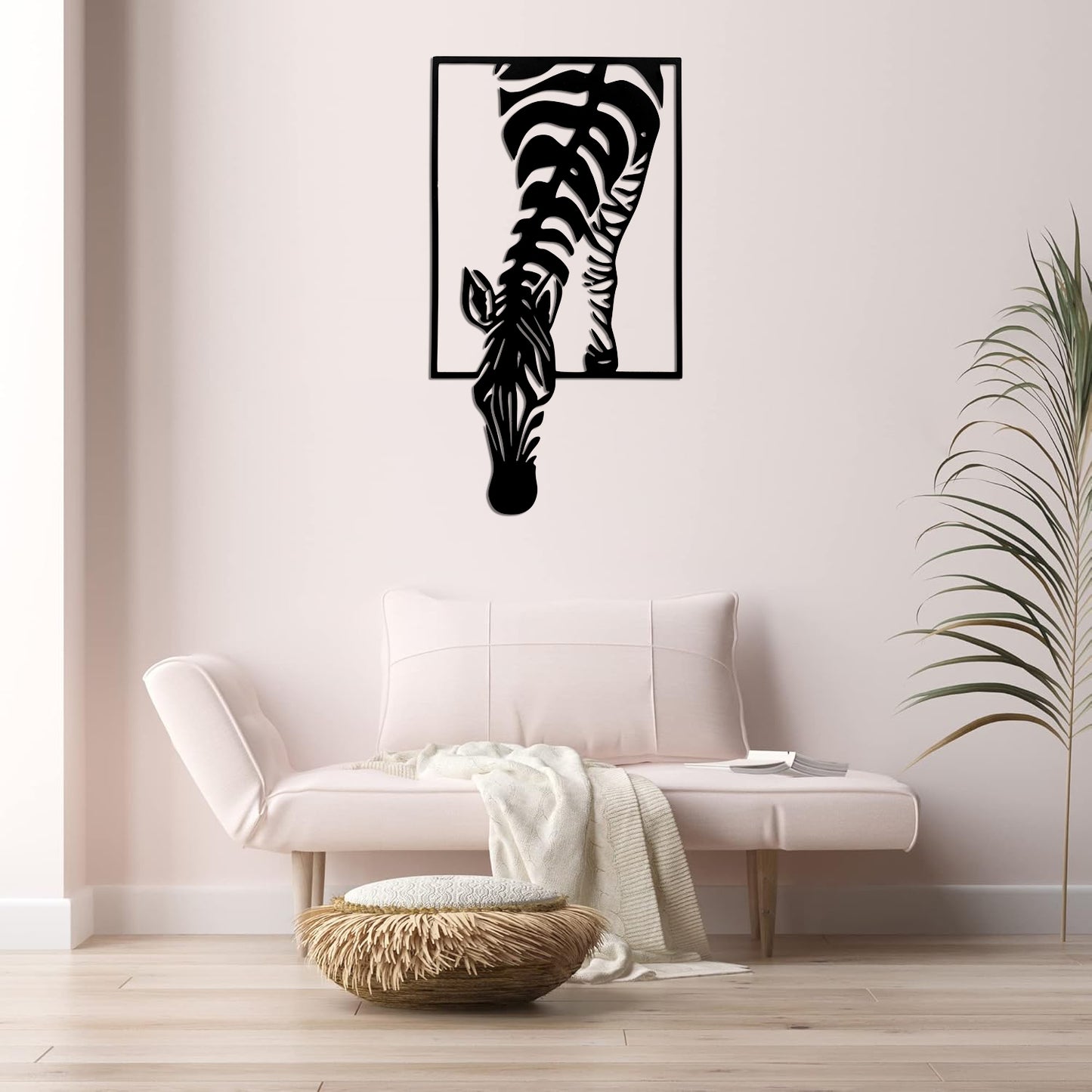 Zebra Metal Wall Art | Luxury Animal Wall Decor | The Slan