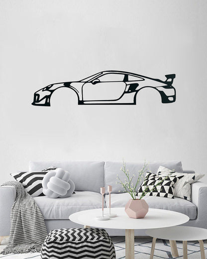 Porsche 911 GT3 RS Metal Wall Art | Luxury Car Wall Decor | The Slan