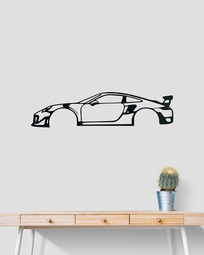 Porsche 911 GT3 RS Metal Wall Art | Luxury Car Wall Decor | The Slan