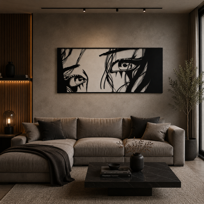 The Gaze Metal Wall Art | Luxury Metal Wall Decor | The Slan