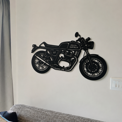 Royal Enfield GT 650 Metal Wall Art | Bike Metal Wall Decor | The Slan