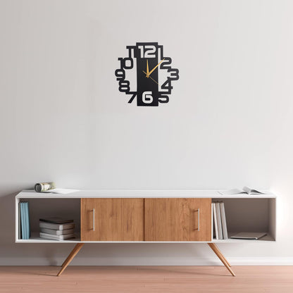Modern Metal Wall Clock for Living Room | Luxury Minimal Wall Clock | The Slan