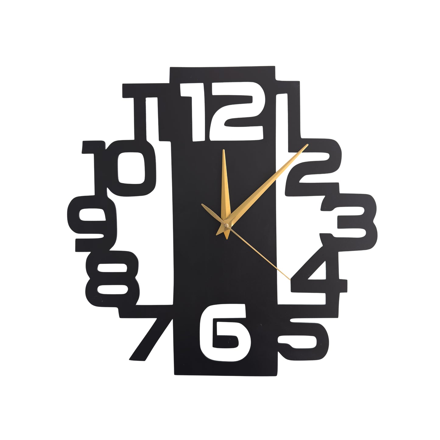 Modern Metal Wall Clock for Living Room | Luxury Minimal Wall Clock | The Slan