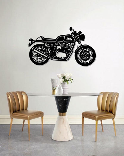 Royal Enfield GT 650 Metal Wall Art | Bike Metal Wall Decor | The Slan
