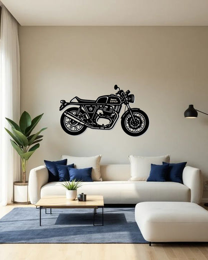 Royal Enfield GT 650 Metal Wall Art | Bike Metal Wall Decor | The Slan