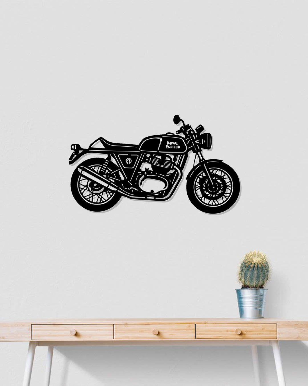 Royal Enfield GT 650 Metal Wall Art | Bike Metal Wall Decor | The Slan