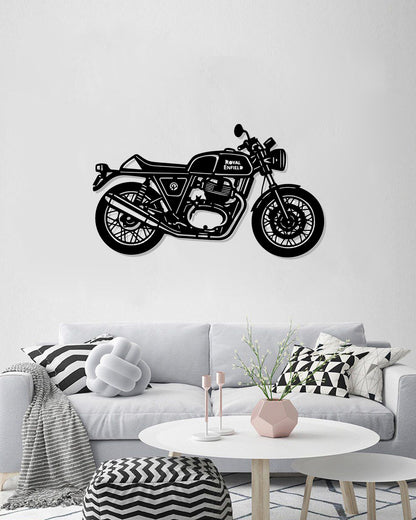 Royal Enfield GT 650 Metal Wall Art | Bike Metal Wall Decor | The Slan