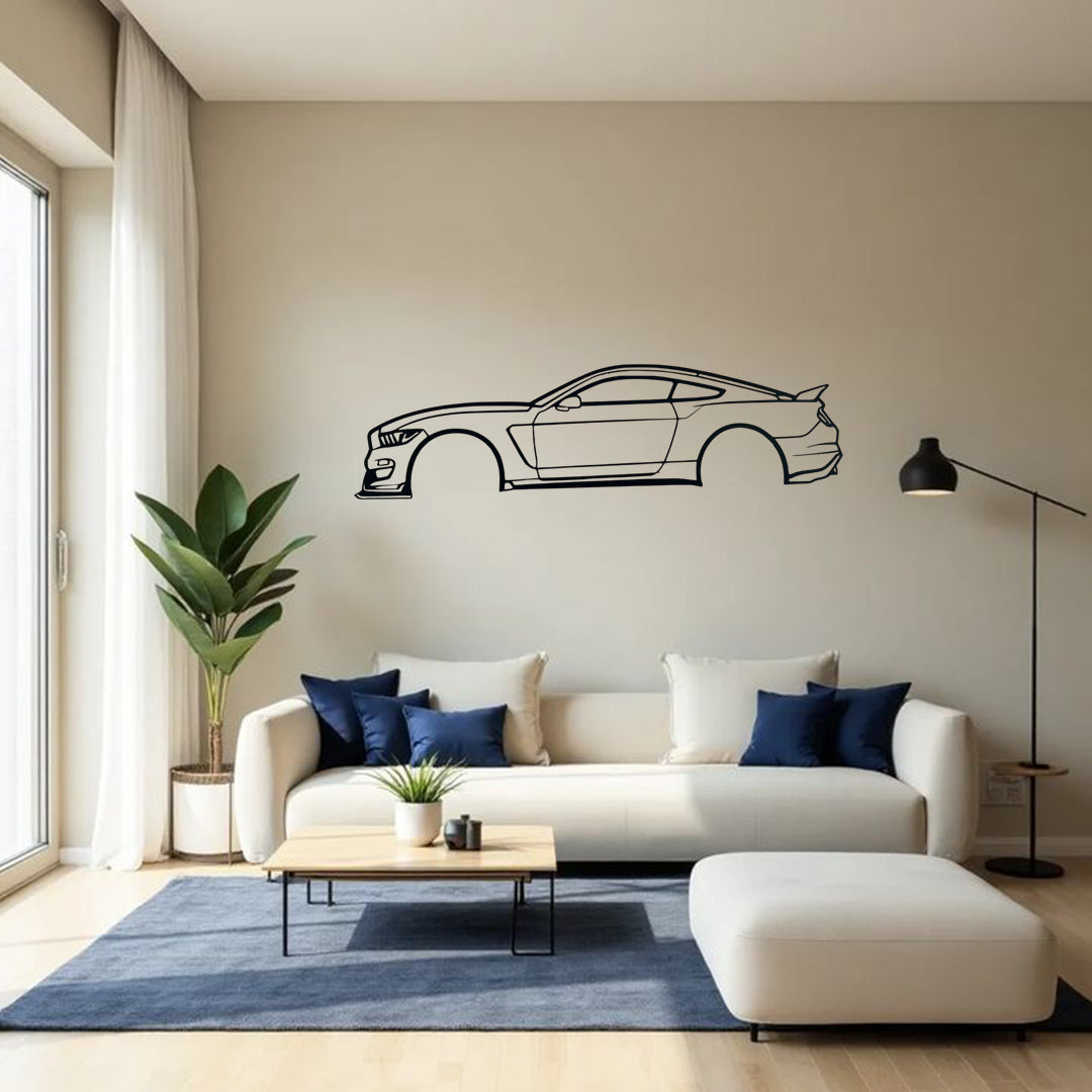 Ford Mustang Shelby GT500 Metal Wall Art | Luxury Muscle Car Decor | The Slan