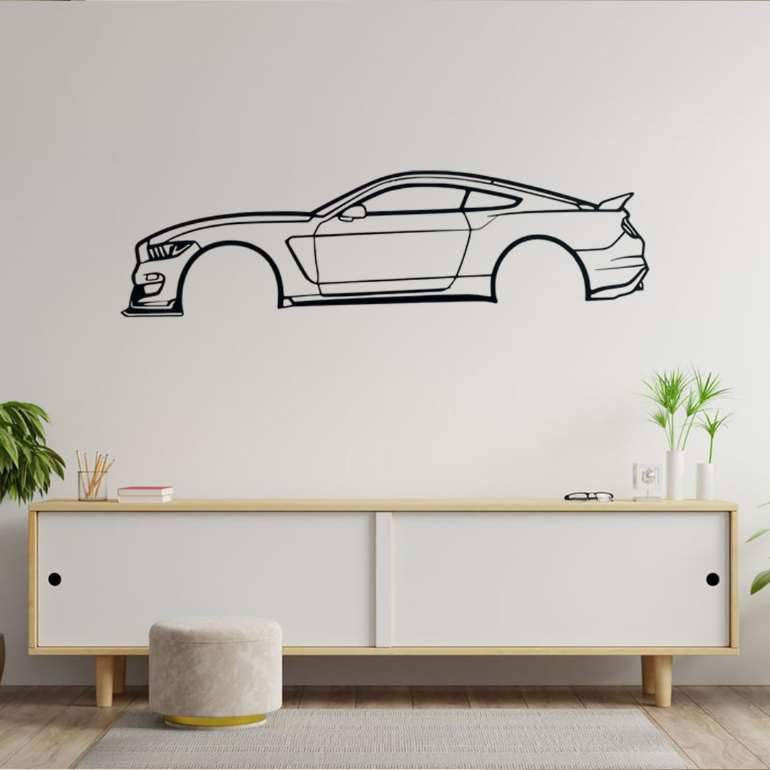 Ford Mustang Shelby GT500 Metal Wall Art | Luxury Muscle Car Decor | The Slan
