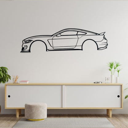 Ford Mustang Shelby GT500 Metal Wall Art | Luxury Muscle Car Decor | The Slan