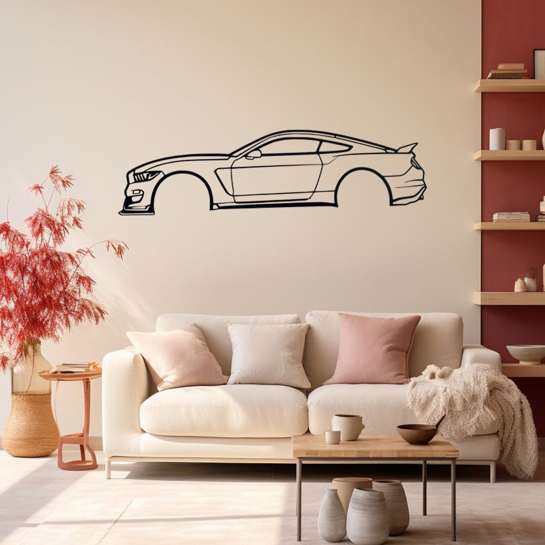 Ford Mustang Shelby GT500 Metal Wall Art | Luxury Muscle Car Decor | The Slan