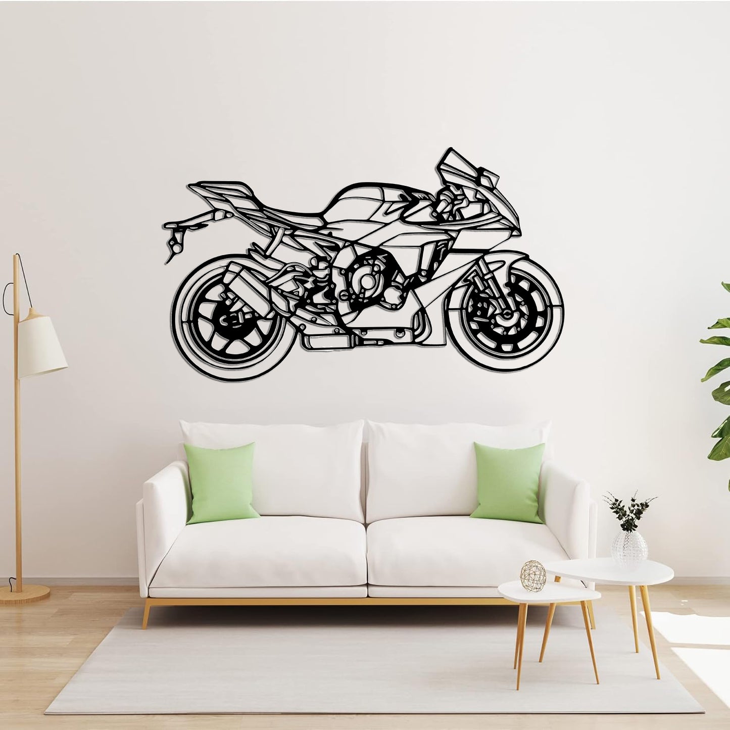 Yamaha R1 Metal Wall Art | Superbike Wall Decor | The Slan