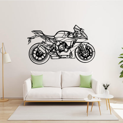 Yamaha R1 Metal Wall Art | Superbike Wall Decor | The Slan
