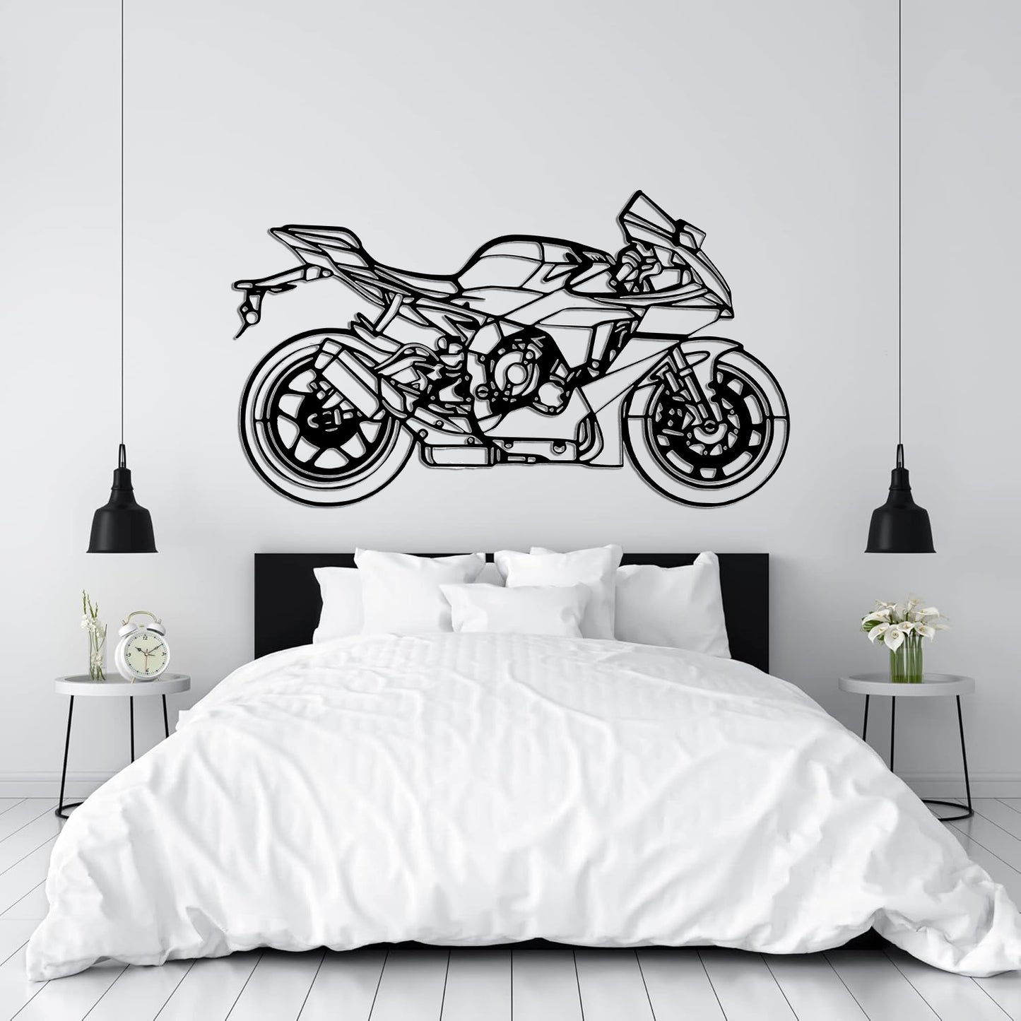 Yamaha R1 Metal Wall Art | Superbike Wall Decor | The Slan