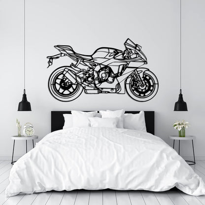 Yamaha R1 Metal Wall Art | Superbike Wall Decor | The Slan