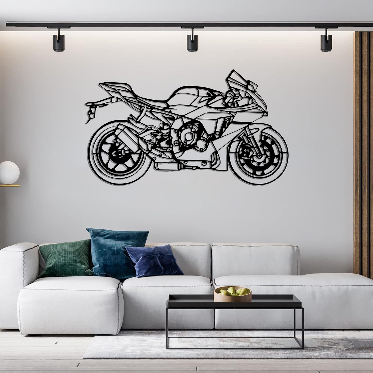 Yamaha R1 Metal Wall Art | Superbike Wall Decor | The Slan