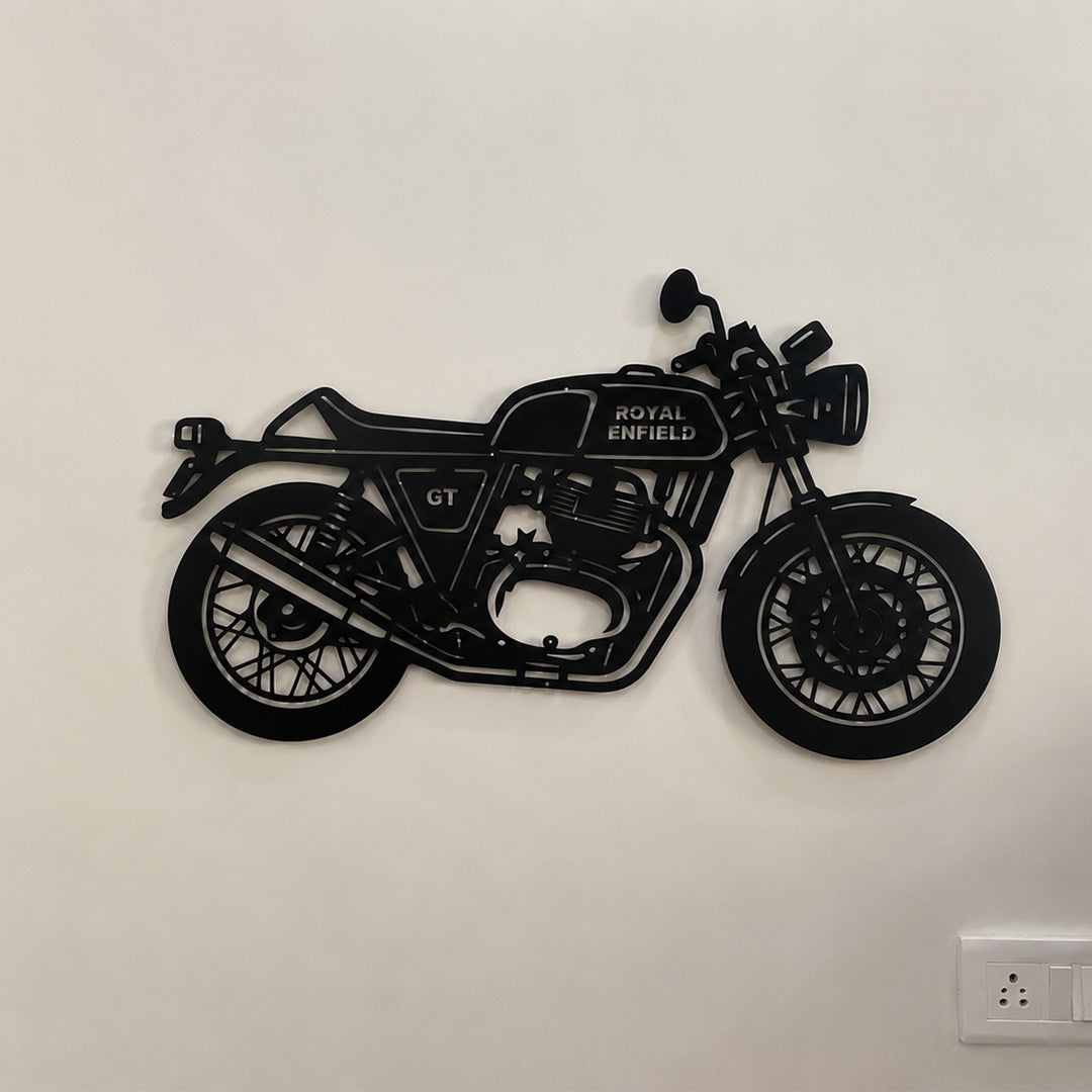 Royal Enfield GT 650 Metal Wall Art | Bike Metal Wall Decor | The Slan