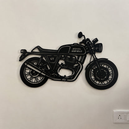 Royal Enfield GT 650 Metal Wall Art | Bike Metal Wall Decor | The Slan