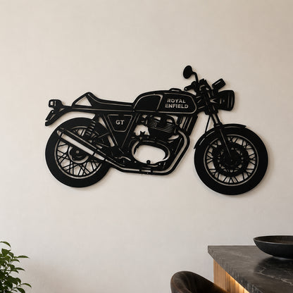 Royal Enfield GT 650 Metal Wall Art | Bike Metal Wall Decor | The Slan