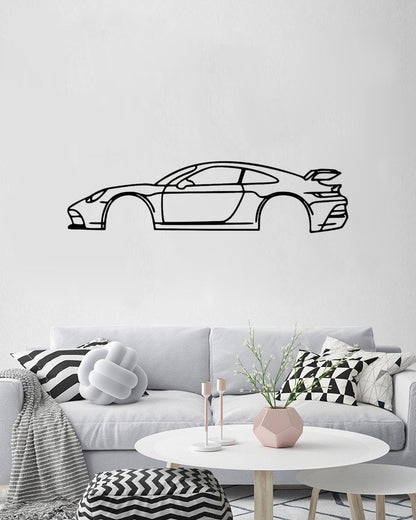 Porsche 911 GT3 Metal Wall Art | Luxury Sports Car Decor | The Slan