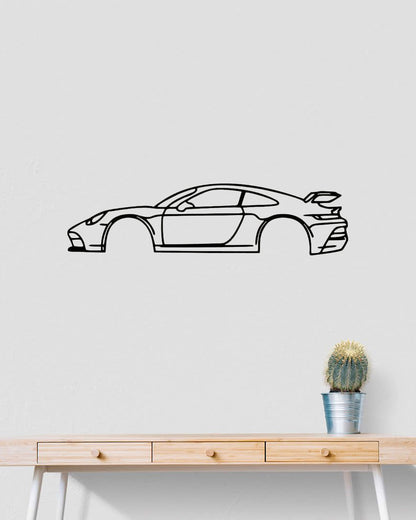 Porsche 911 GT3 Metal Wall Art | Luxury Sports Car Decor | The Slan